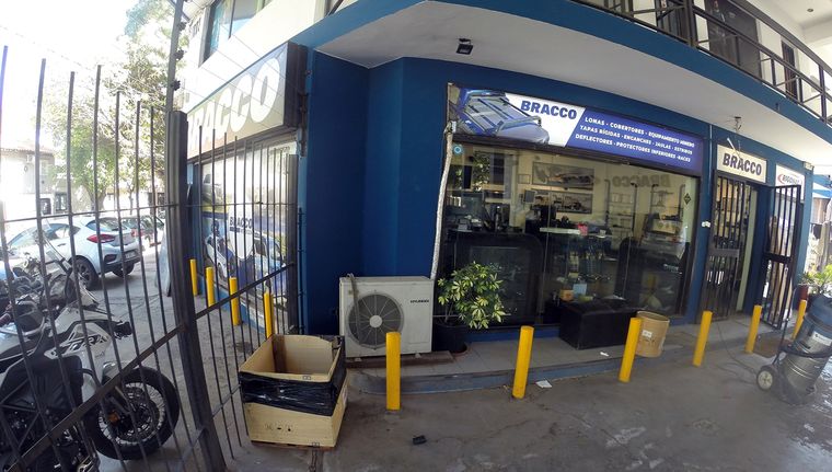 El lavadero de Paso de los Andes donde ingresaron delincuentes tres veces en un fin de semana Foto: ALF PONCE MERCADO / MDZ