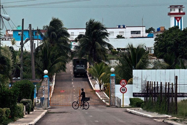 Vista exterior de la prisión de máxima seguridad de Guanajay, en la provincia de Artemisa, a unos 30 kilómetros al oeste de La Habana.