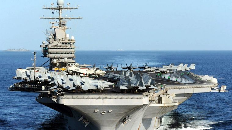 La poderosa nave de Estados Unidos. Foto: Defense Talk.