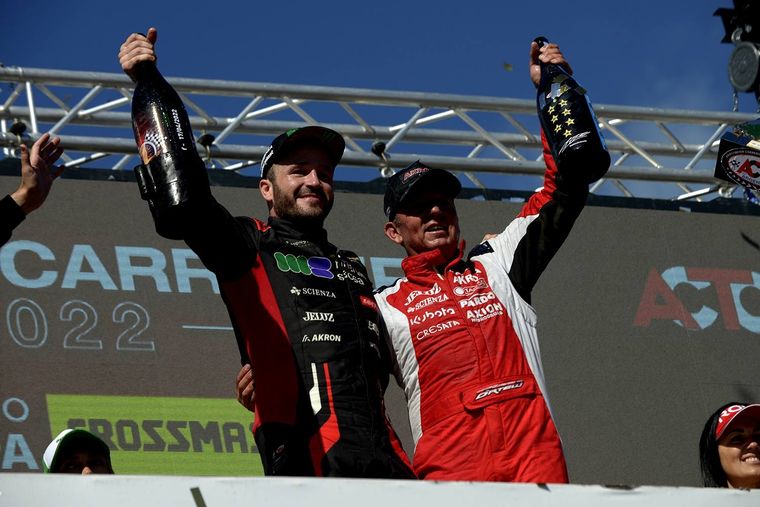 El heredero y el Rey. Agustín Canapino y Guillermo Ortelli. Foto: ACTC