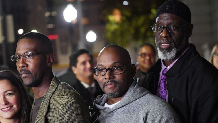 Alfred Chestnut, Andrew Stewart y Ransom Watkins pasaron 36 años tras las rejas acusados de un crimen que no cometieron.