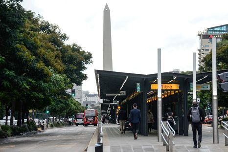 Algunas líneas de colectivo no funcionaron en el AMBA. Foto: Juan Mateo Aberastain/MDZ Algunas líneas de colectivo no funcionaron en el AMBA. Foto: Juan Mateo Aberastain/MDZ
