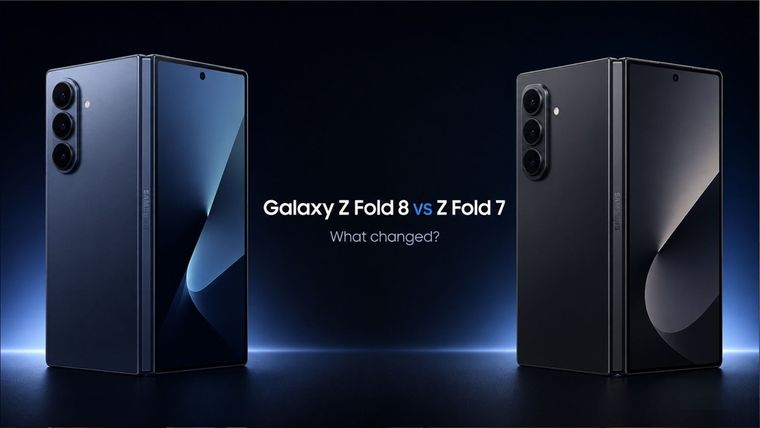 El Samsung Galaxy Z Fold8 Ultra reduce su grosor a 4,1 mm al desplegarse. El Samsung Galaxy Z Fold8 Ultra reduce su grosor a 4,1 mm al desplegarse.