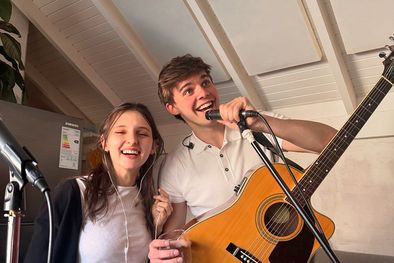 MDZol | Alma y Jaoco forman el Dúo Celeste. Foto: Ig: @celesteduo_