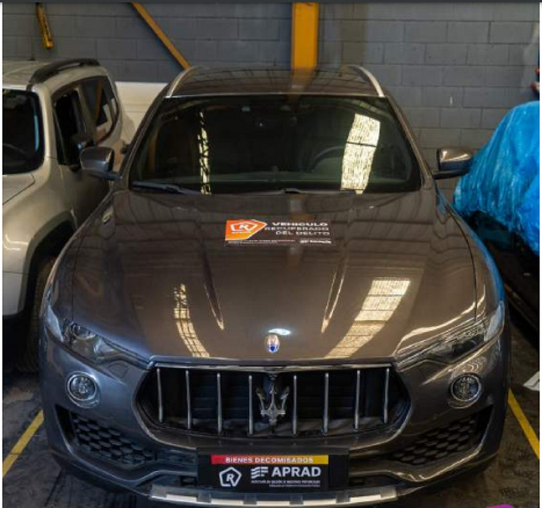 El Maserati que remata a partir de 50 millones de pesos. Foto: GSFE