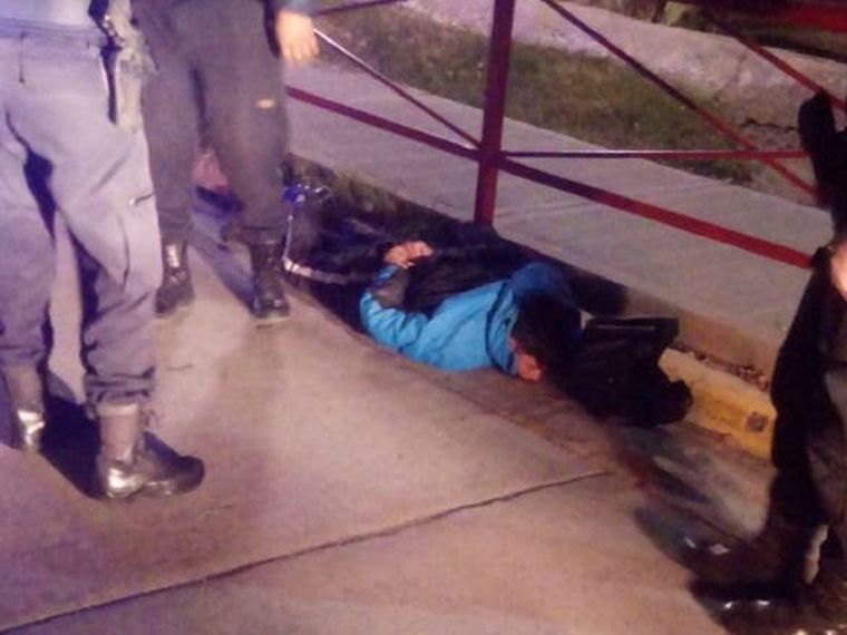 Uno de los detenidos en Ciudad. Foto: Ciudad de Mendoza