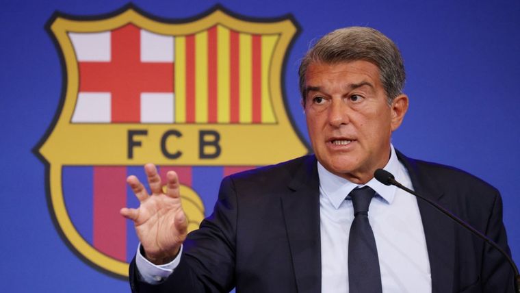 Presidente del Barcelona F. C. Joan Laporta