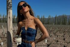 Agustina Gandolfo está disfrutando unos días en Mendoza Foto: Instagram @agus.gandolfo