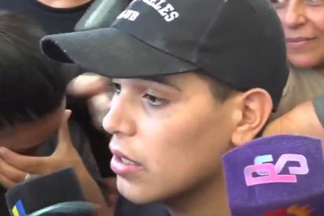 El alivio del influencer tras casi un mes de internación. Foto: captura pantalla América TV. El alivio del influencer tras casi un mes de internación. Foto: captura pantalla América TV.