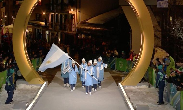 La delegación argentina, presente en la inauguración de los JJOO de Invierno Milano-Colina 2026.