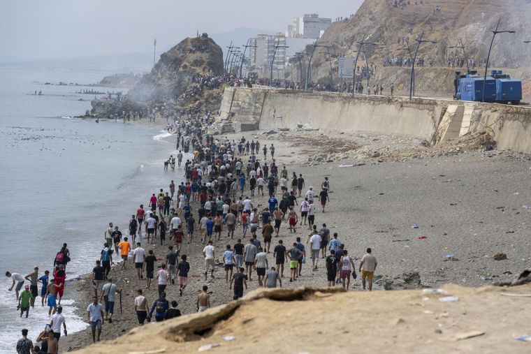 La llegada masiva de inmigrantes en Ceuta impactó en la Unión Europea, que puso bajo la lupa tratados como el acuerdo de Schengen.