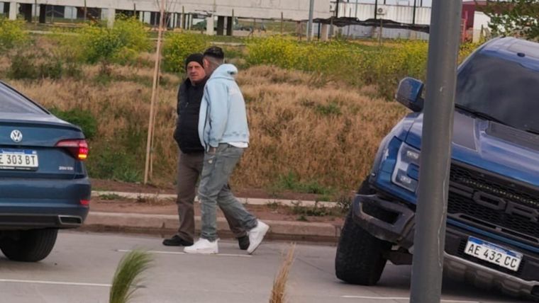 Una de las imágenes que trascendieron luego del accidente en Rosario. Una de las imágenes que trascendieron luego del accidente en Rosario.