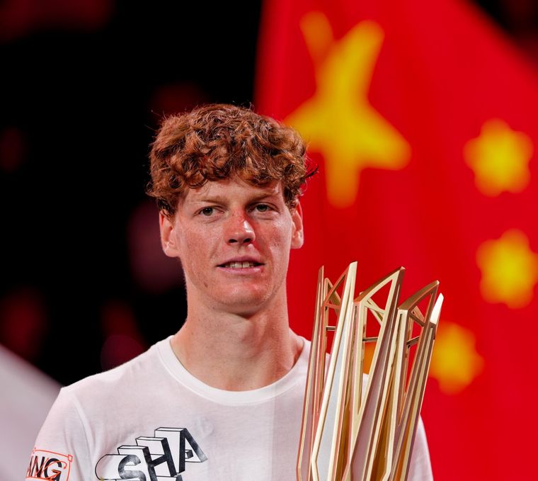 Sinner es el nuevo campeón en China. Foto: EFE