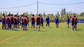 El Tomba entrena pensando en el clásico con los sanjuaninos. El Tomba entrena pensando en el clásico con los sanjuaninos.
