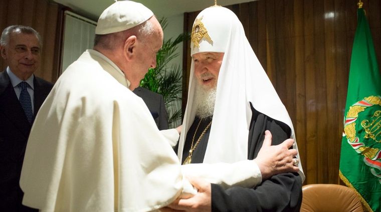El papa Francisco y el patriarca ruso Kiril tienen una excelente relación. Foto: VaticanNews.