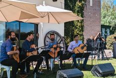 El cuarteto de guitarras ECOS fue parte de la penúltima fecha de Música Clásica por los Caminos del Vino. Foto: Valentina Buttini.
