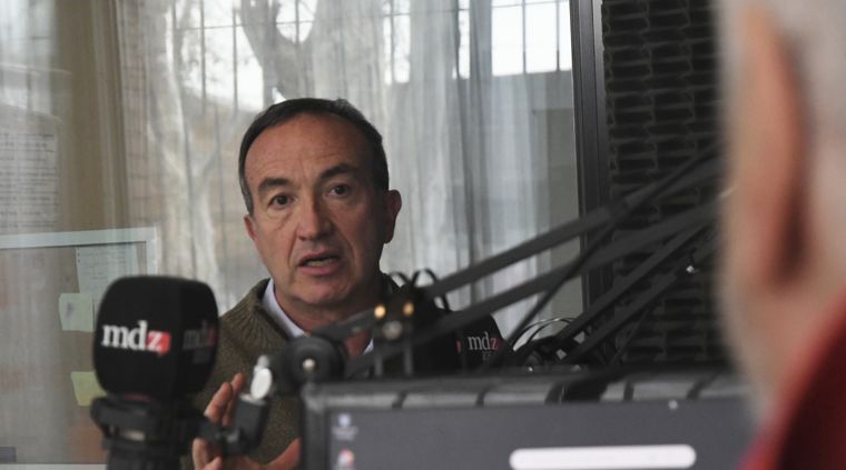 Gabriel Fidel, vicerrector de la UNCuyo, en MDZ Radio Foto: Rodrigo DAngelo / MDZ