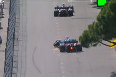 Gasly se quedó afuera en la vuelta 9 del GP de Mónaco. Foto: Captura @F1