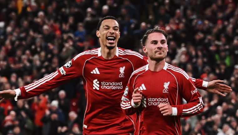 Alexis Mac Allister volvió a convertirle al Real Madrid por Champions League.