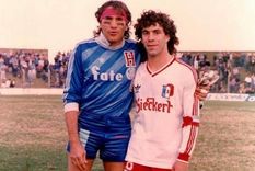 Walter Parodi junto a Hugo Gatti.