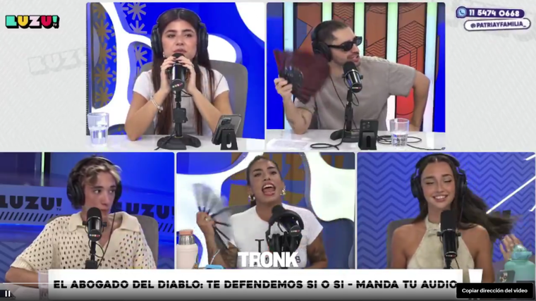 Anita Espósito y un desafortunado comentario sobre Milei Foto: Captura de video