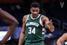 Giannis Antetokounmpo, figura de los Bucks. Foto: Milwaukee Bucks