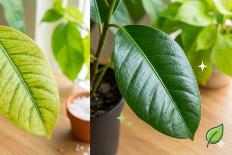 Se puede recuperar el verde intenso de las plantas. Fuente: IA Gemini. Se puede recuperar el verde intenso de las plantas. Fuente: IA Gemini.