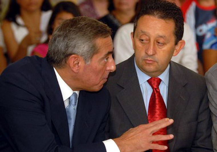 Fayad y Jaque se reunieron, pero no hubo acuerdo por el tren. Foto: Nacho Gaffuri / MDZ