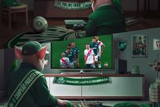 La burla de Palmeiras para River tras eliminarlo de la Copa Libertadores. Foto: @Palmeiras/IG.