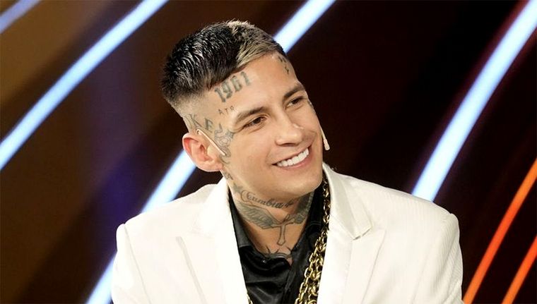 L-Gante se tomó con humor el chat picante entre el futbolista y la conductora Foto: Captura de video Telefe