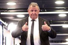 Ian Foster, contento. Su equipo jugará la final. Foto: All Blacks