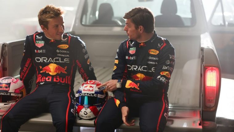 Verstappen sugirió que Lawson rendiría mejor en el equipo satélite, Racing Bulls. Foto: Red Bull Racing
