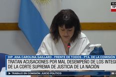 Comisión de juicio político Foto: Captura de pantalla