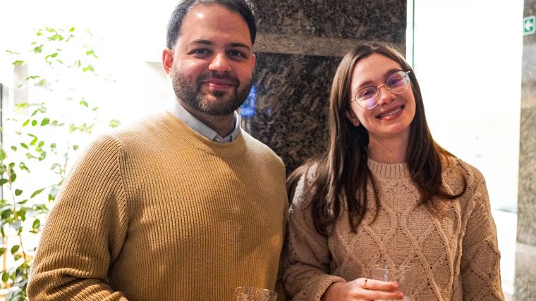 Hernán Bitar y Julieta Navarro. Hernán Bitar y Julieta Navarro.