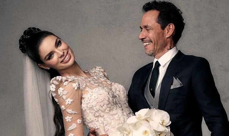 Marc Anthony y Nadia Ferreira se casaron en 28 de enero pasado.