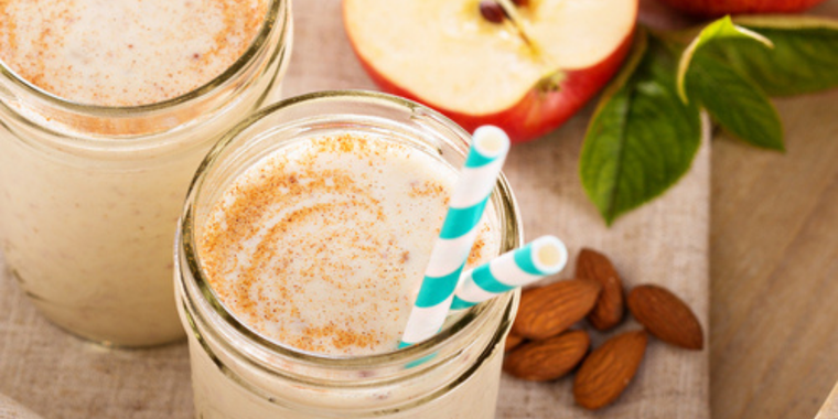 Batido de manzana Foto: Shutterstock