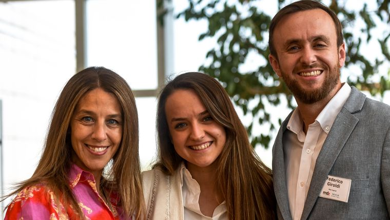 Patricia Terranova, Melany Borgia y Federico Giroldi. Patricia Terranova, Melany Borgia y Federico Giroldi.