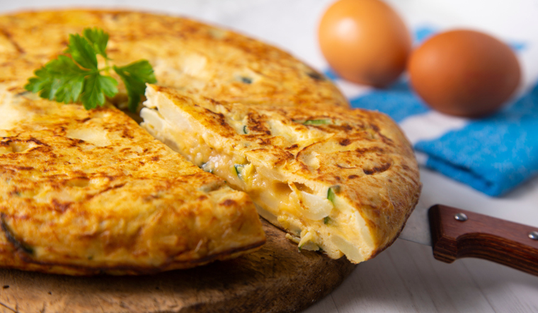 Si se pudiera atravesar la pantalla ¡comeríamos esta asombrosa tortilla española! Foto: Shutterstock