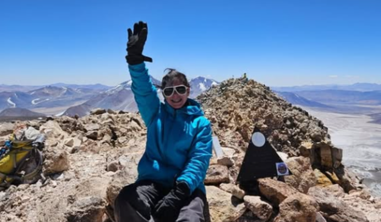 Milagros Pozzi, madre, docente y deportista.