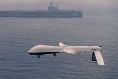 Drones como el de la imagen, ejecutaron la acción en Somalía. Foto: Efe.