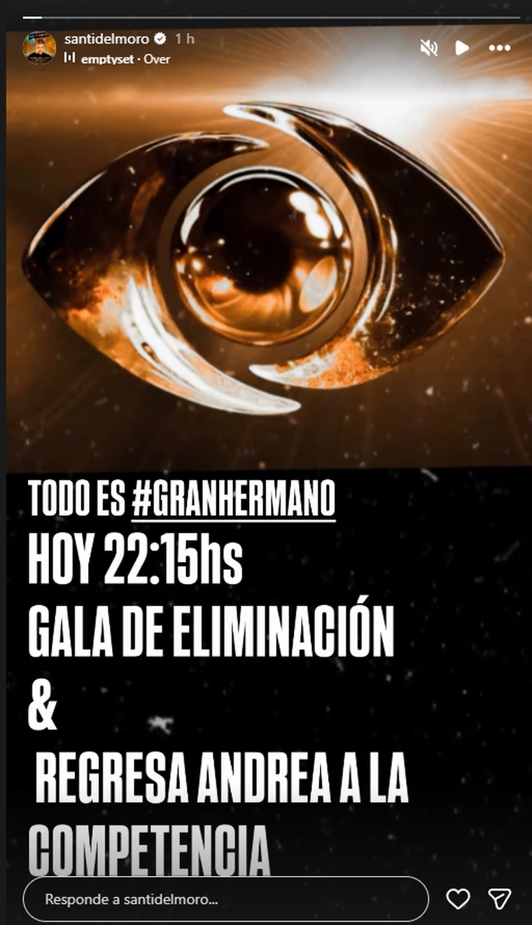 El comunicado de Santiago del Moro. El comunicado de Santiago del Moro.