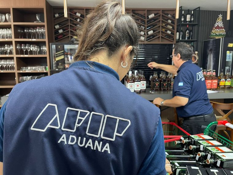La Dirección General de Aduanas realizó los operativos en el marco de la lucha contra el contrabando. Foto: AFIP Aduana
