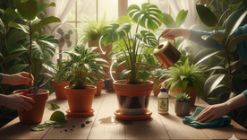 Las plantas estarán radiantes. Fuente: IA Gemini. Las plantas estarán radiantes. Fuente: IA Gemini.