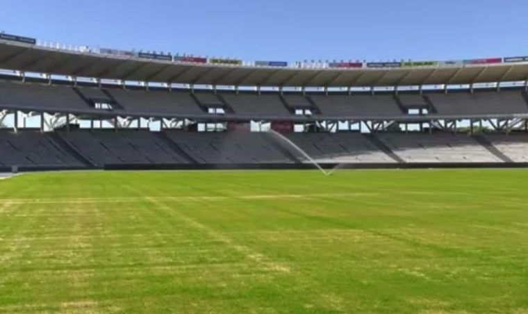 Así está el Kempes a días del Superclásico. Foto: Captura de SportsCenter.
