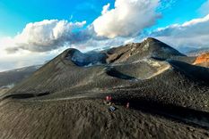 El volcán, en calma. Foto: DiarioDeAvisos.