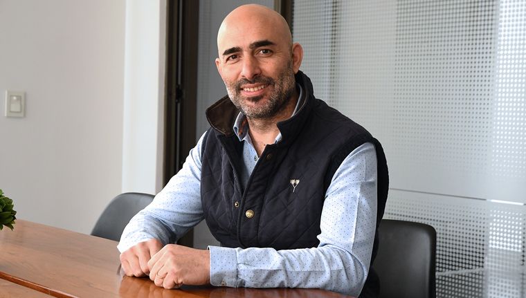 Germán Di Césare, enólogo de Bodega Trivento Foto: Rodrigo DAngelo / MDZ