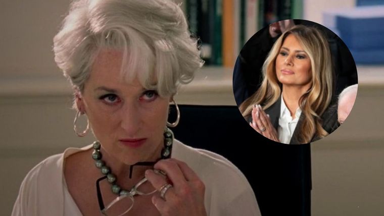 Meryl Streep analizó el impacto político de la moda. / Captura película - @melaniatrump
