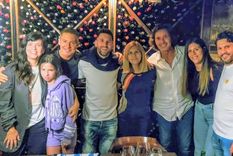 Margarita, la hija de Adrián Suar, pasó un mal momento cuando vio a Messi en Palermo El capitán de la Selección se mezcló en la multitud que lo fue a saludar Foto: Instagram Adrián Suar