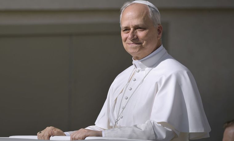 León XIV reaccionó ante el asesinato de un cura por parte de Israel. Foto Dpa