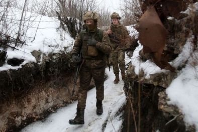 MDZol | Centenares de soldados ucranianos están apostados en la línea de combate del frente oriental de Ucrania. Foto: GETTY IMAGES